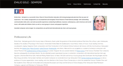 Desktop Screenshot of emiliosole.com